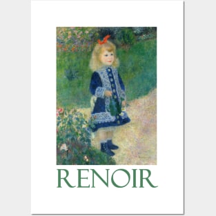 Girl with a Watering Can by Pierre-Auguste Renoir Posters and Art